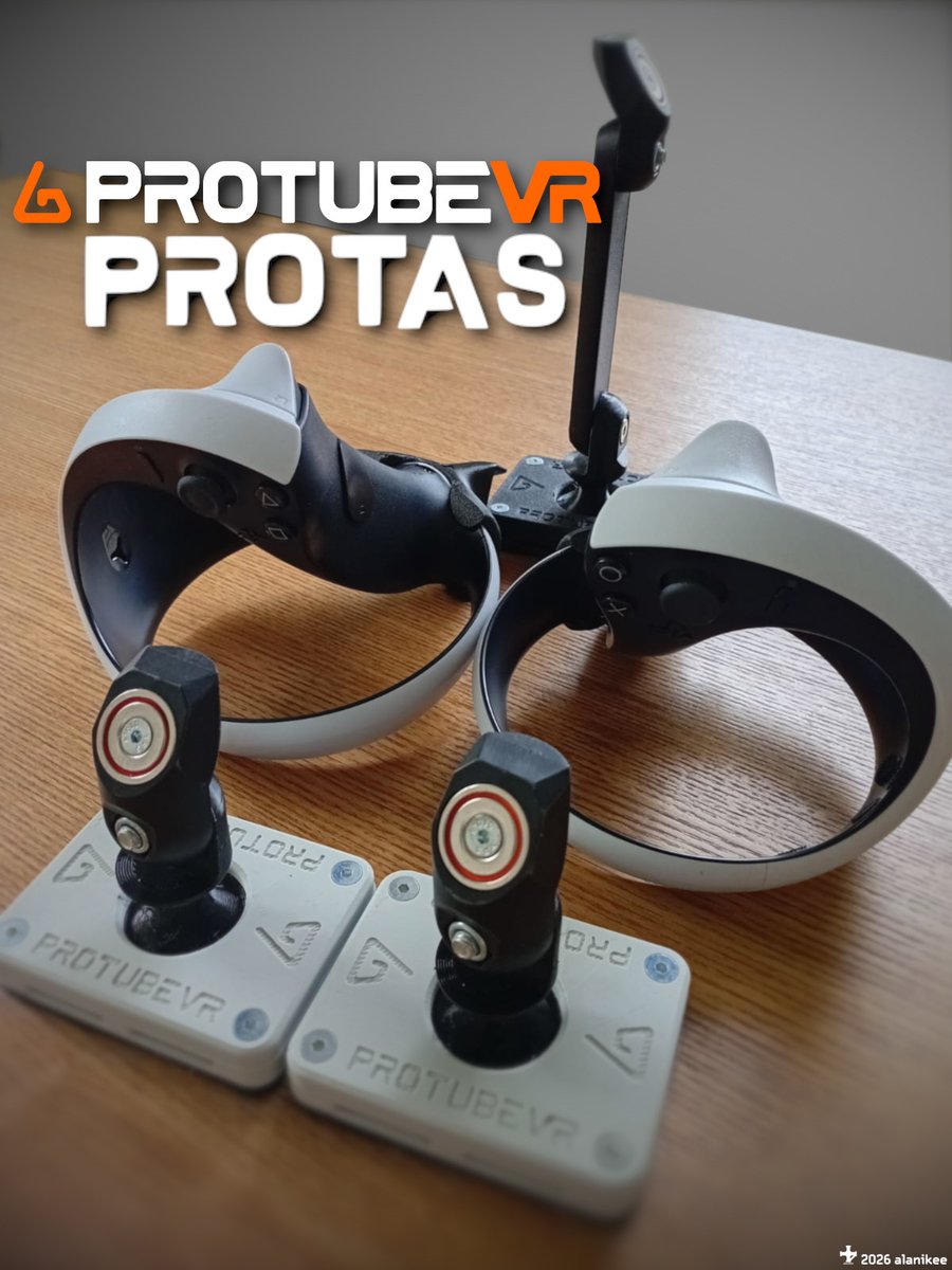 Alanikee's tweet photo. 🚨"Protas Certified" Giveaway with @ProTubeVR🚨
@acesofthunder on #PSVR2 plays like a dream with the Protas Simmer, adding such control &amp; maneuverability that precise movements become intuitive &amp; second nature.
Check the thread to enter for a chance to win a full Protas bundle. https://t.co/QEl4wbyIzv