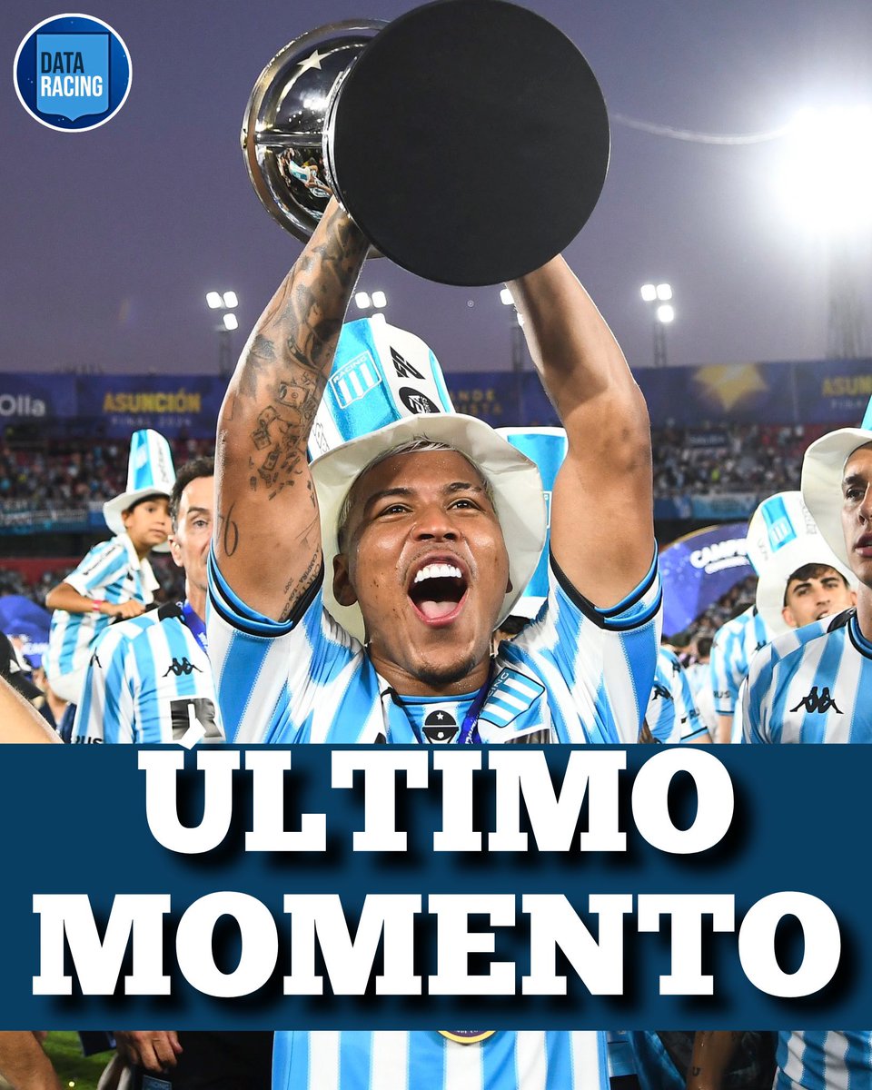 DataRacingOK's tweet photo. 💣💣 ÚLTIMO MOMENTO - #RACING se contactó formalmente con ROGER MARTÍNEZ para repatriarlo en este mercado de pases.

¿EL BUEN HIJO VUELVE A CASA? 🇨🇴🩵

ℹ️ @DavilaTomi https://t.co/zi955hqiXC