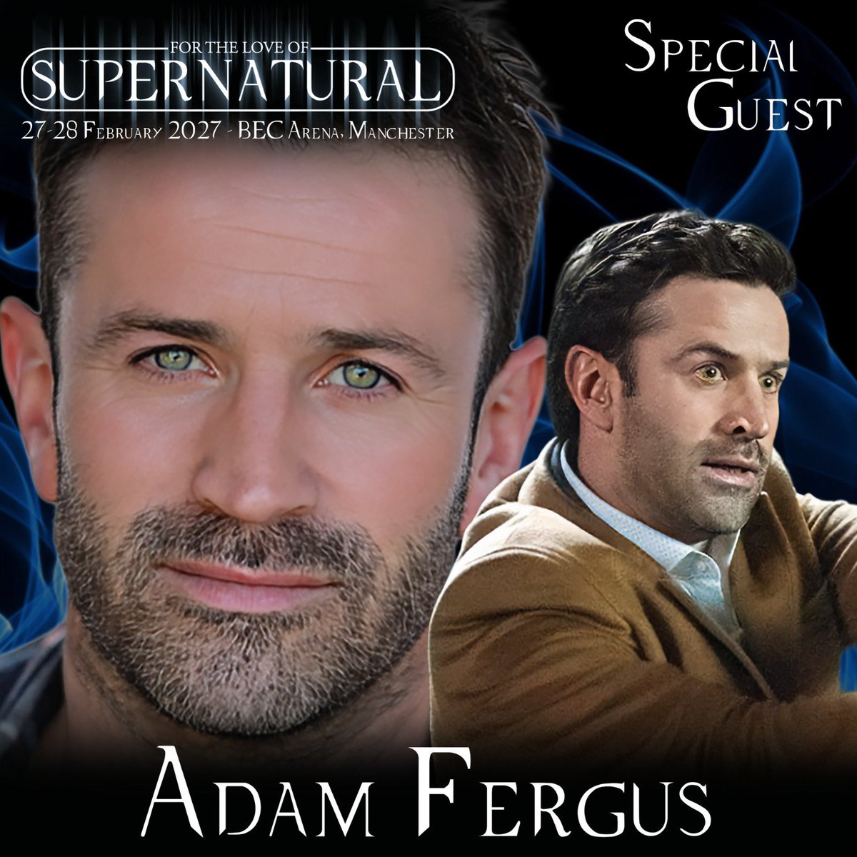 ftlospn's tweet photo. For the Love of Supernatural welcomes Adam Fergus, known for projects such as Supernatural, The Call of the Wild, Being Eric, and many more.

Appearing 27-28 February!

Tickets: https://t.co/dwRH260FtU https://t.co/7vCUUUZhHY
