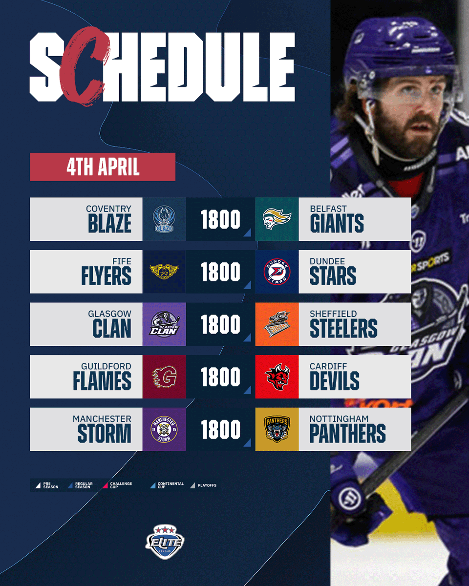 officialEIHL's tweet photo. How we’re finishing 🏁 | #EIHL

The final games of the season are set 🏒

Title race. Playoff places. Final weekend drama.

Bring it on 👀 https://t.co/FHkcLFjVLr