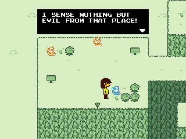 NightmareFoxxyy's tweet photo. There is a LOT of ominous foreshadowing in Deltarune, but out of all of it, this is the MOST terrifying and ominous to me. Theres just something horrifying about how vague it is. https://t.co/Dk1ZvmsP48