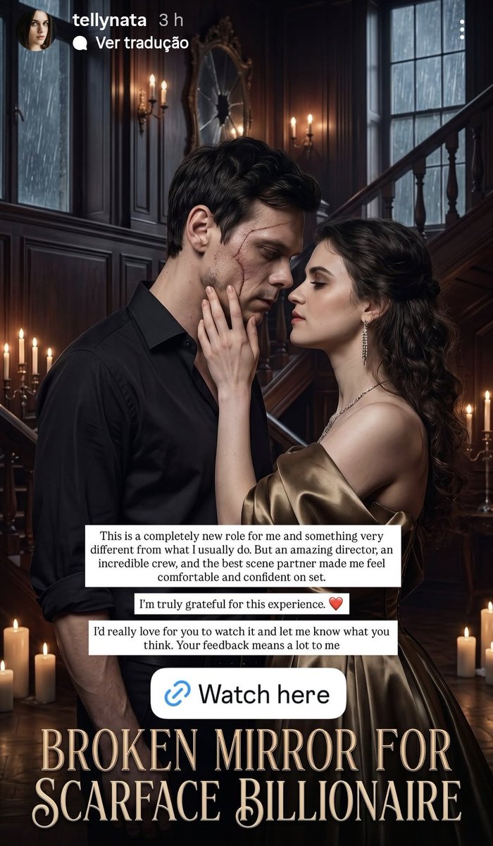 hospedeira___'s tweet photo. natalia telly dizendo que esse é um papel completamente novo... eu sei exatamente o motivo. dessa vez ela teve que beijar um homem. ela já estava acostumada a beijar só mulheres 🤭 https://t.co/A9ipZFaCaj