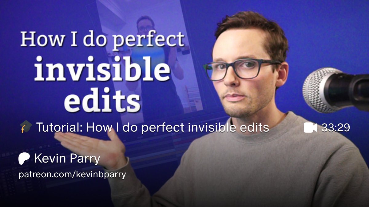 kevinbparry's tweet photo. Streamed a live invisible edit to show my new process. Available through my Patreon:

https://t.co/miiy3QKcSs https://t.co/wx7BJHFw8l