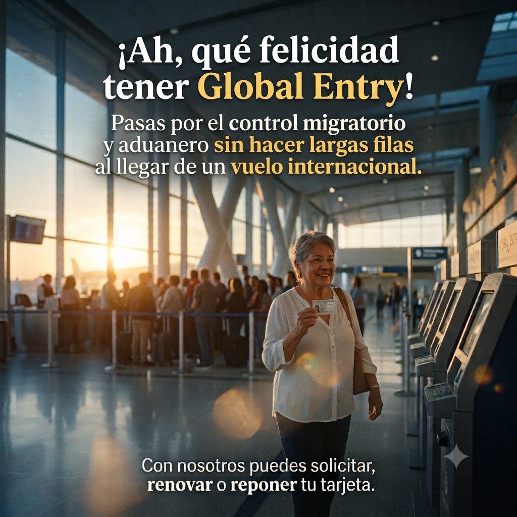 MiCiudadaniaYa's tweet photo. Con nosotros puedes solicitar, renovar o reponer tu tarjeta Global Entry. ¡Contáctanos!  👉🏼 https://t.co/dfzOIax3ZS
.
. 
.
.
.
.
.
#Sentri #GlobalEntry #ChulaVista #Tijuana #sandiego https://t.co/lB0kuHrAZL