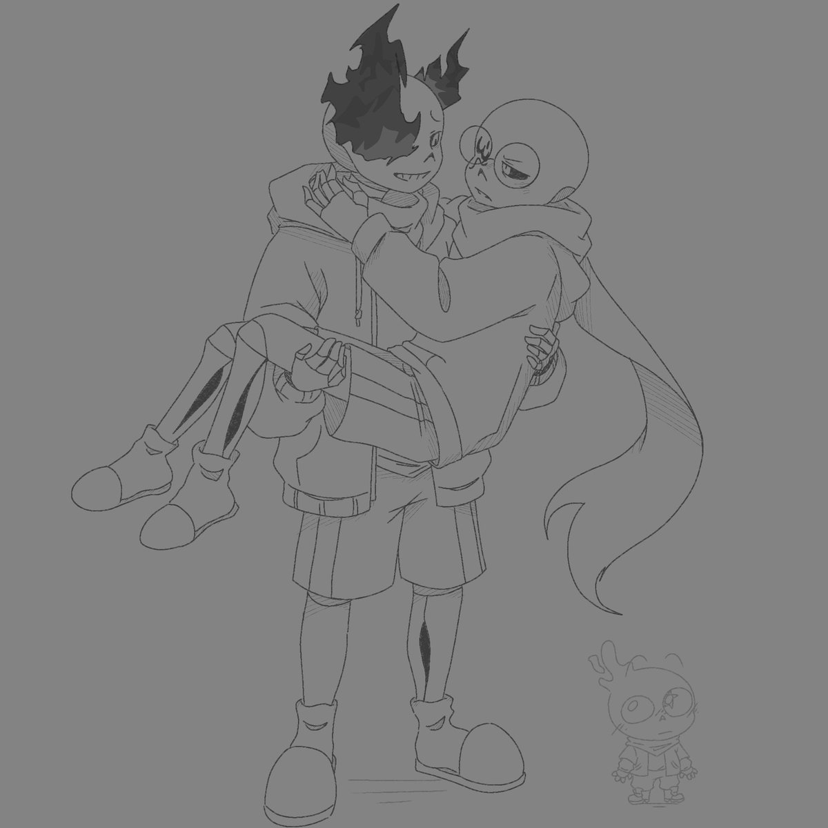 OrvexStars's tweet photo. Realmente no se que decir... btw dibujo que me pidieron en mi canal

#genosans #colorsans #underverse #ship https://t.co/5EvtfXcSMT