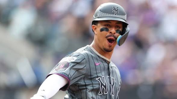 SleeperMets's tweet photo. Here’s a potential trade that would send Mark Vientos to the Pirates 👀🍿

Mets receive:
No. 34 pick 2026 draft ( comp selection) 

Pirates receive:
1B/3B Mark Vientos https://t.co/zjGz0JluLs
