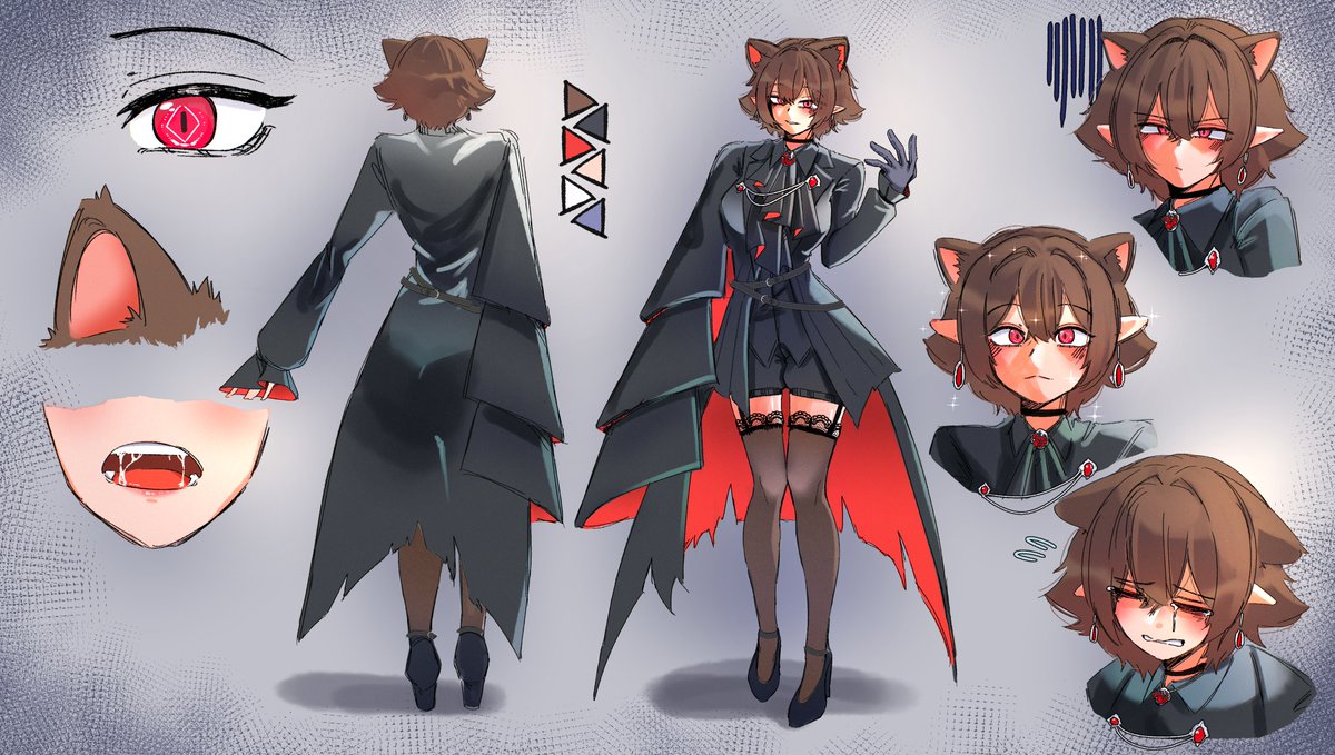 AufumnVT's tweet photo. Haii I just got an official ref sheet :3
I'm Aufumn I like pretty boys and fast cars, I am a Vampotter Queen >:3 and soon to be vtuber!

🎨@CrumblesToDust https://t.co/oOo7EggmBx