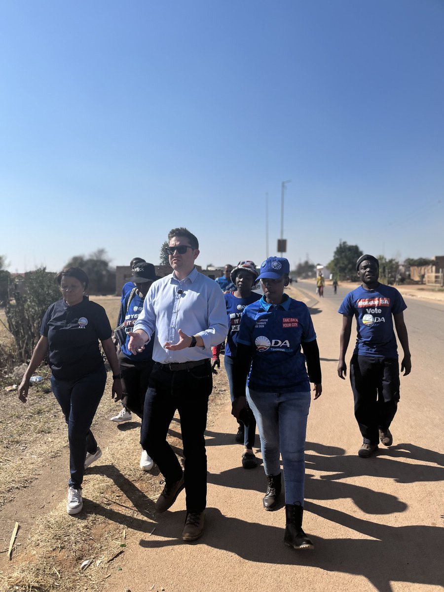 CilliersB's tweet photo. Good to be in the streets of Winterveld today! 🙌

The ground is very fertile👊 The people of Tshwane’s townships are tired of the ANC’s lies and want real change. ✊🗳️

Ganyane ganyane… the DA is taking over Tshwane🔥

#BackBrink #TakeBackYourCity https://t.co/XqLTG780yB