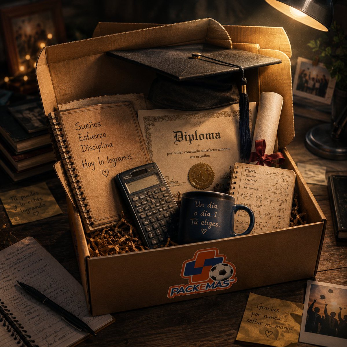 _PACKEMAS_'s tweet photo. 🎓 Detrás de cada diploma hay cientos de páginas escritas, desvelos y esfuerzo.
Hoy comienza una nueva historia.
Celebra ese logro con un detalle que llegue al corazón. 📦
📞 +52 724 688 0060
📩 centrodeatencion@packemas.com
#PACKEMAS #Graduaciones2026 https://t.co/jRlo09OcJM
