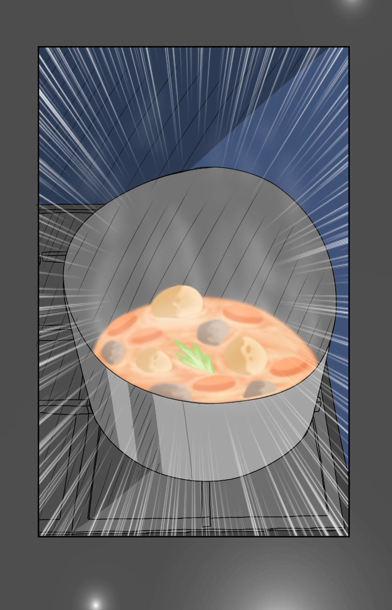 LMagxedooM's tweet photo. Page 3 of Chapter 12 Finished.
For Joe, it was unheard of that she could have finished all the soup by herself.
They say one bowl of king deer soup is enough to fill you up… She must have broken a world record.
#TheUntitledStory #WebtoonCanvas #WEBTOON #stickman #ibisPaintX https://t.co/ewFYeerH8Z