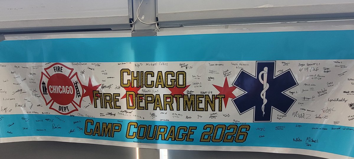 CFDMedia's tweet photo. Thanks to New Life Covenant Church for being such gracious hosts for this week's Camp Courage. Thank you parents for sharing your young people with the Chicago Fire Department. We are witnessing future leaders and First Responders. https://t.co/HNX0evqvwA