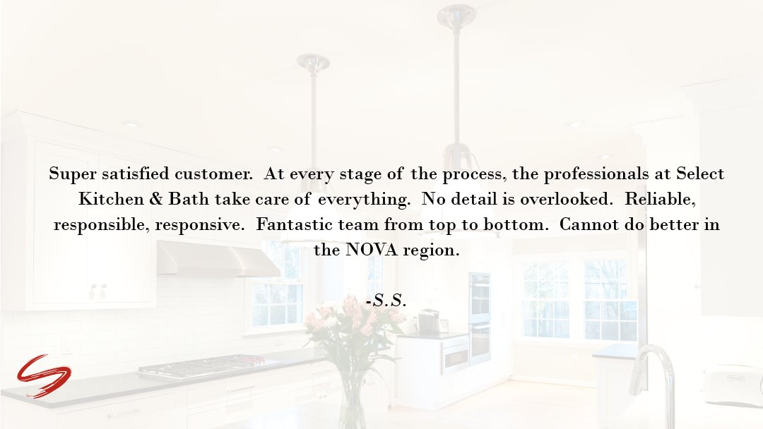 selectkb's tweet photo. Thank you so much for such high praise! I will pass your kind words on to the rest of our team! We strive to provide excellent customer service and professional workmanship! ❤️

#Testimonial #review #kitchenremodel #bathroomremodel #happycustomer #HappyClients #renovationproject https://t.co/fbdqCwS7Cs