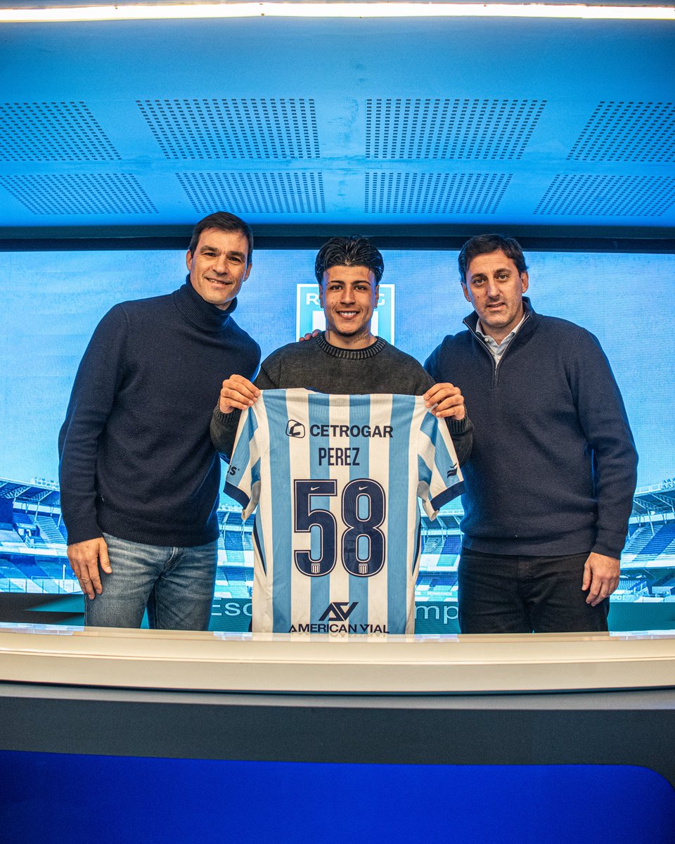 RacingClub's tweet photo. Este es el camino  ✍️

Mateo Martínez, Alejandro Tello y Tomás Pérez extendieron sus vínculos con el club: el defensor y el mediocampista renovaron hasta diciembre de 2030 y el delantero hasta diciembre de 2029. https://t.co/kGft1ZY3XL