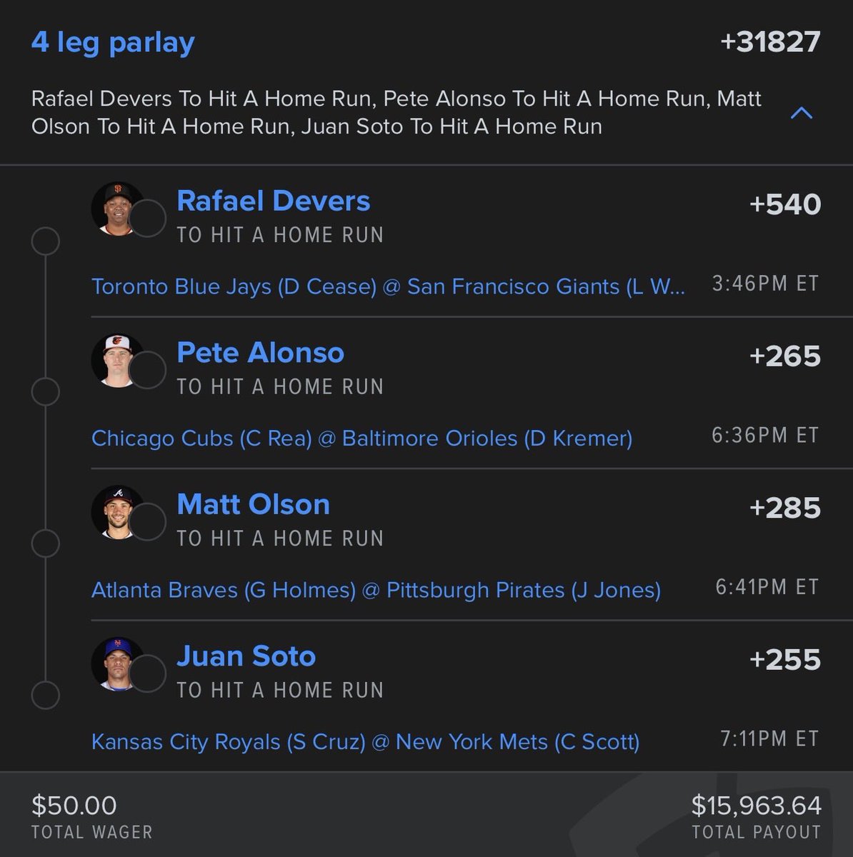 bbrownDTP's tweet photo. 🤯 Insane Dingers 

🔗: https://t.co/rS4bA4ckEA

Like ♥️ + Retweet 🔁 if tailing, let’s cash!

📊 Provided by @PropFinderApp 

🎟️ Save 30% on any plan with code “BBROWNDTP” - @Playbook https://t.co/8I904Ek9xF
