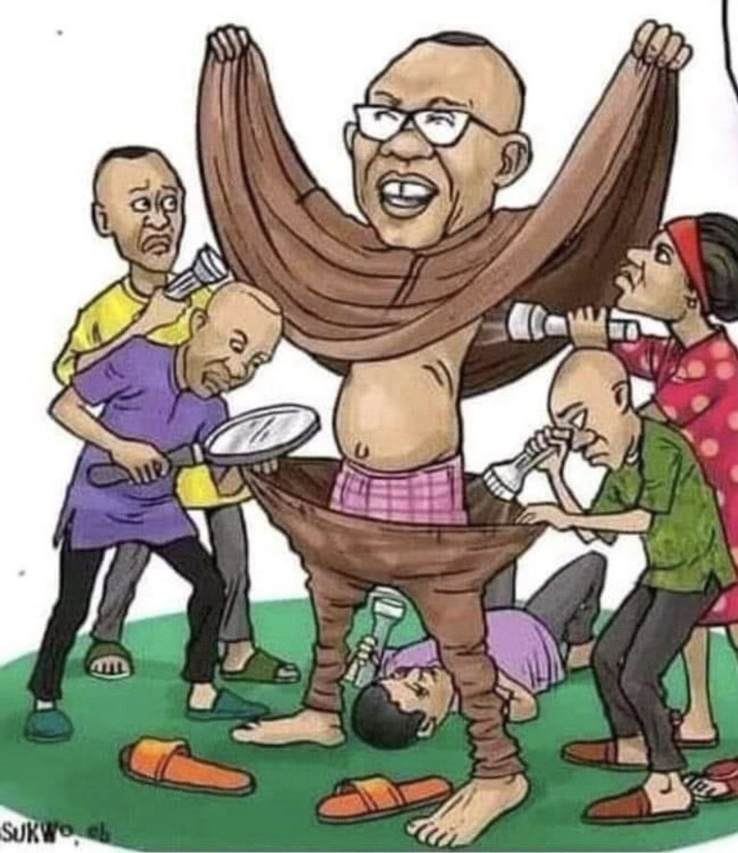 firstladyship's tweet photo. Peter Obi is fighting a corrupt Establishment. And he is almost alone in the struggle. Others are passive contributors. The Rock promised to remain in Nigeria & fight. He promised he won’t abandon Nigerians. He has kept that promise!

He is living up to his name. He is one man acting like a battalion. He utilizes the space better. He has a larger-than-life attitude. But even the strongest of us can bleed. He has shown us his vulnerability. He is after all, a man.

However, it was more about what he couldn’t say than what he said! Since 1999, no politician has been investigated & harassed in the way & manner that Peter Obi is being persecuted!

He risks his life & livelihood for our sakes. He has passed the most important message & we heard him loud & clear! He has accused the Bola Ahmed Tinubu administration & put the blame squarely on Asiwaju’s shoulders. Obi is raising an alarm. Now we know who to hold responsible! We hope it won’t get to that!

Because, in a place like Nigeria? The innocent are usually the ones receiving the most abuse. 

Peter Obi is the single most important strand holding the entire Nigeria together. 

IF HE FALLS, THE DOMINOS WILL FALL!

Cause & effect: I am sure the Establishment knows the ripple effects that will follow.

The sense of foreboding is strong. It filters in, & sort of remains in the air. This is the calm before the storm. No one wants to see the aftermath. My only hope is that reason will prevail. See me as a messenger or town crier.

Obi’s statement is the precursor to a much bigger event. Let the adults in the room heed the warnings. The telltale signs have created a palpable sense of dread. Let rational minds prevail. No one wants a Funsho William’s situation. Nigeria cannot afford the trenches.
