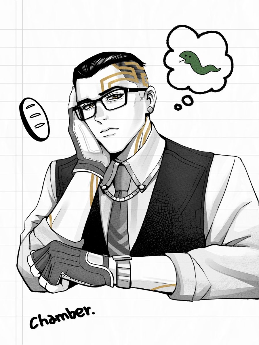 hairtail0v0's tweet photo. "She ignored me again."
#chiper #chamber #valorant https://t.co/3h9zmy7nUJ