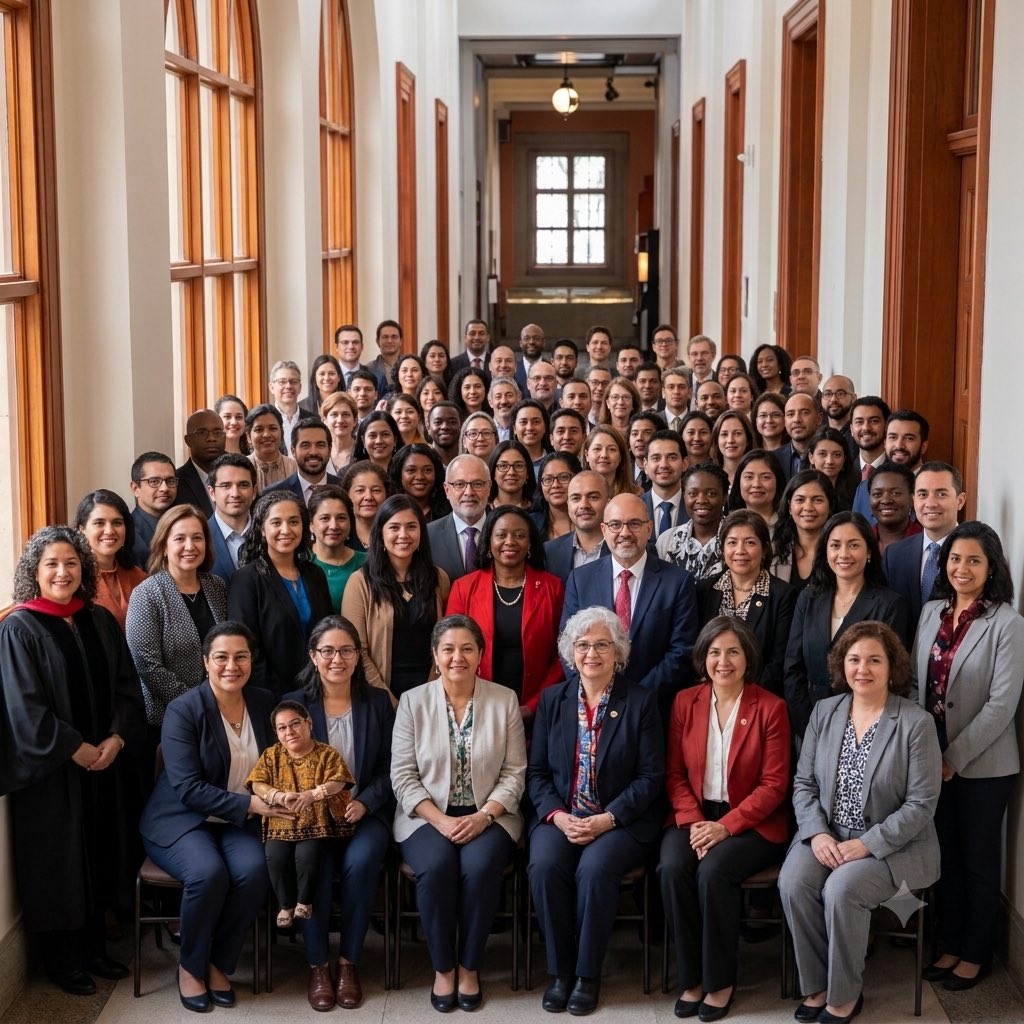 flatwhitedoble's tweet photo. Así se ven 94 asesores de una persona que no esta preparada para ejercer como Ministra de la SCJN. 

Más que asesores, son sus niñeros. Cualquiera de ellos podría desempeñarse mejor como Ministro. https://t.co/R6EZgXVPTr