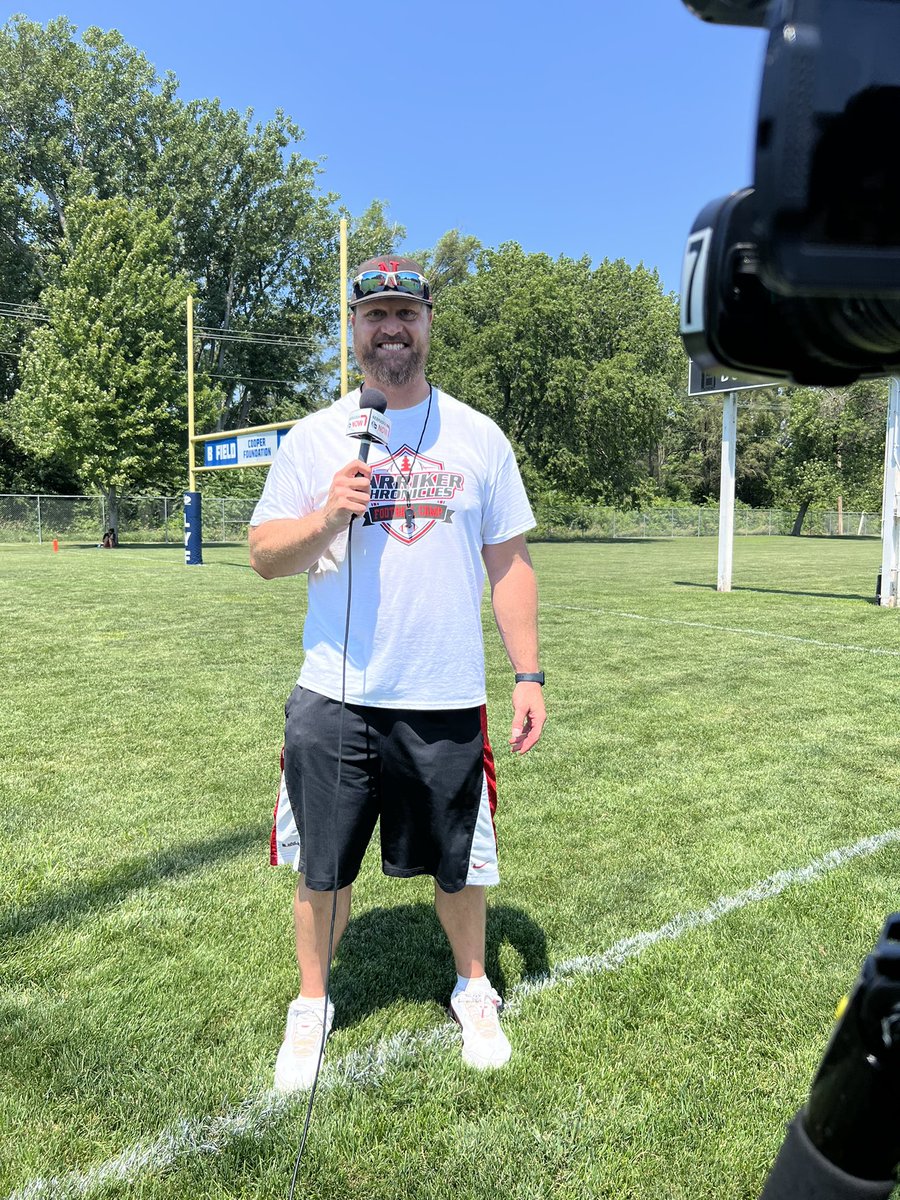 n8_johnson_'s tweet photo. Awesome scenes from today’s second annual Carriker Chronicles youth football camp! 

So many former #Huskers giving back to the Lincoln community. 

The day ended with special guest Tom Osborne addressing the camp, pretty special. 

@AdamCarriker94 | @Channel8ABC https://t.co/fo2RAH42yZ
