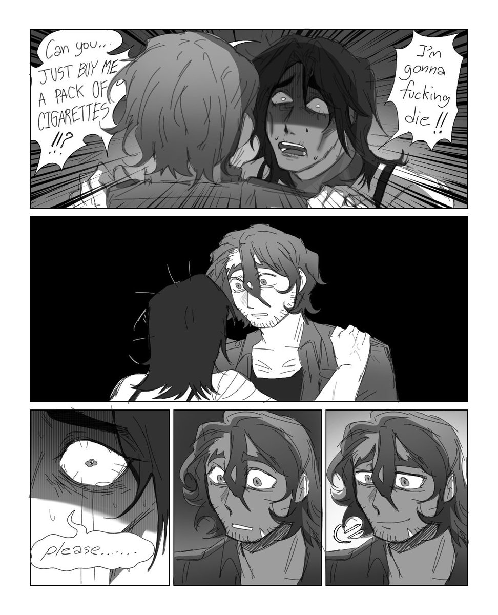 Deadmeat_007's tweet photo. Short comic my oc &amp; Strade (3)
#ykmet #oc #btd #strade https://t.co/4wfzrz5vfH