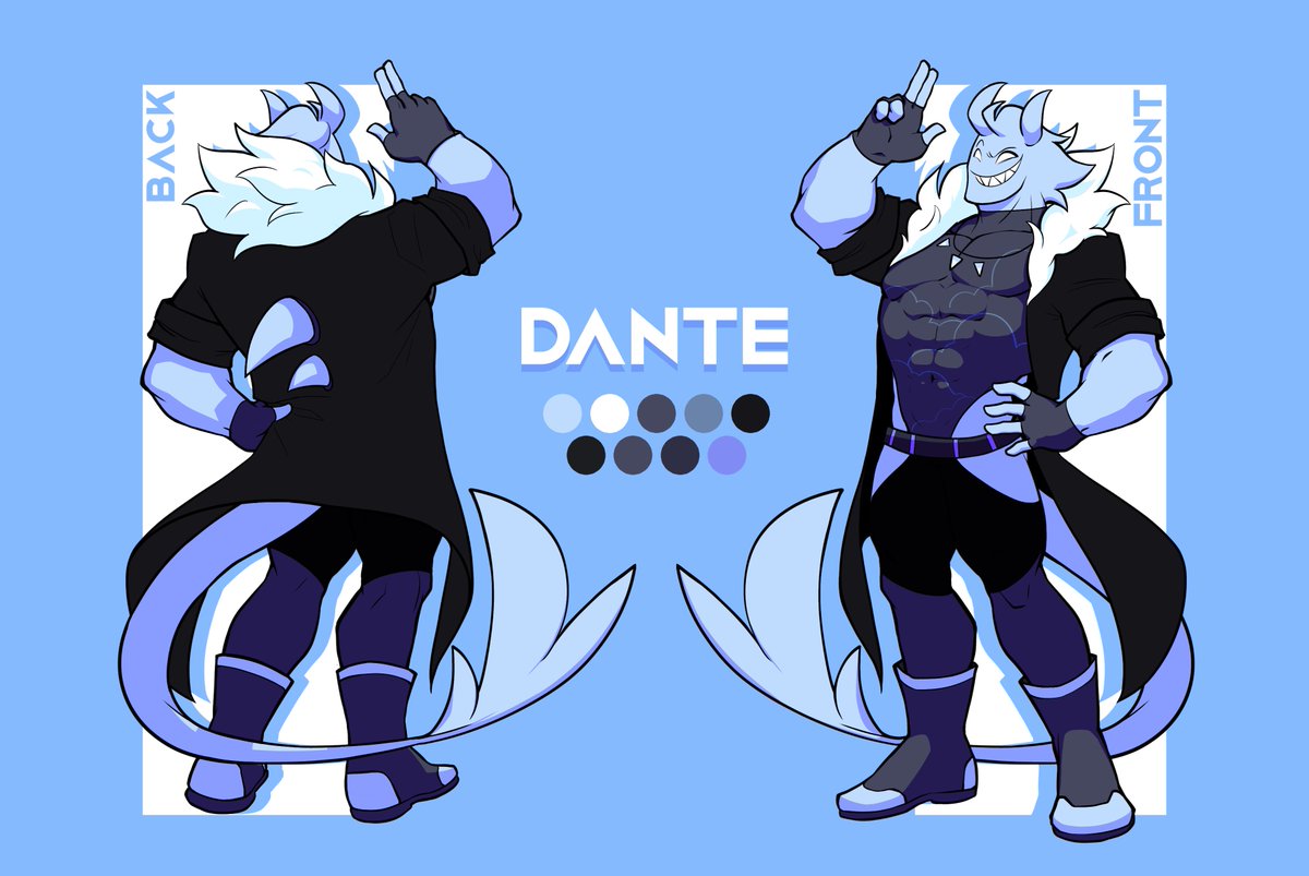 TealBoned's tweet photo. Commission by @BasicallyDingle

Simple character ref of their OC Dante! I had to do an alt version with no render cuz render would naturally change the color under it. Hope this is alright tho! This was very fun to make! Please go support them

#art #digitalart #commission https://t.co/760L6wA9Qw