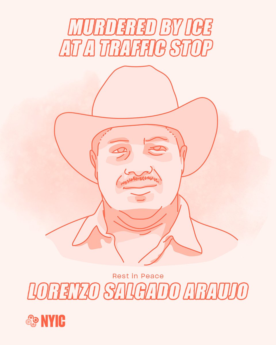 thenyic's tweet photo. ICE shot and killed Lorenzo Salgado Araujo in Houston during a traffic stop. He was a hard working father and devoted husband.

These extrajudicial killings will continue until ICE is abolished and the terror unleashed on immigrant communities stops.

#AbolishICE https://t.co/DPi1kC6zgj