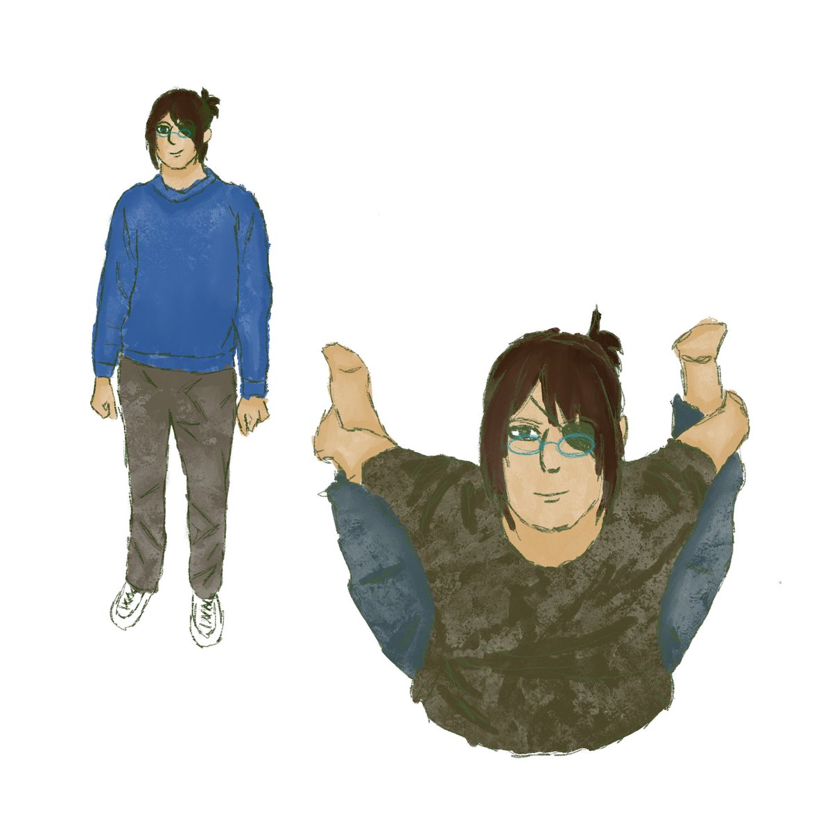 mwarpp's tweet photo. i didnt know what to draw so. #hange #hange #hange https://t.co/hUjLYAvh4d