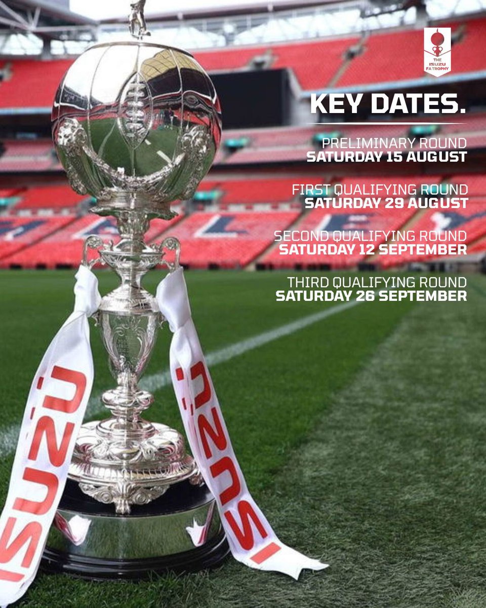 buckhursthillfc's tweet photo. Some key cup dates to add to your diaries 🗓️

We kick-off both our @EmiratesFACup &amp; FA Trophy campaigns in nearly a months time 👀

#COYSTAGS #BuckhurstHill #InThisTogether | #IsthmianNorth https://t.co/vgdXetpjTR