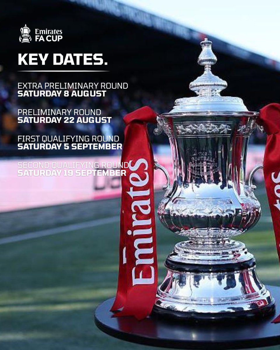 buckhursthillfc's tweet photo. Some key cup dates to add to your diaries 🗓️

We kick-off both our @EmiratesFACup &amp; FA Trophy campaigns in nearly a months time 👀

#COYSTAGS #BuckhurstHill #InThisTogether | #IsthmianNorth https://t.co/vgdXetpjTR