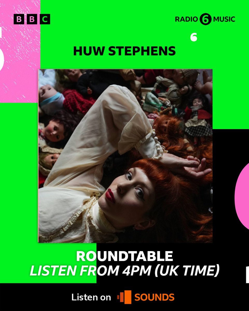 The_Anchoress's tweet photo. Catch me on Roundtable on @BBC6Music tomorrow  (Thurs 9th July) discussing a selection of new releases chosen by @huwstephens 

Tune in from 4pm to join in the fun! https://t.co/dgbUUf09qM