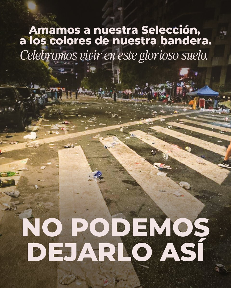 MuniCba's tweet photo. 🚯 Festejemos cuidando nuestra ciudad. 🫂

🗑️ Tras los masivos festejos realizamos un mega operativo de limpieza para recuperar el estado de calles, veredas, plazas y espacios públicos del centro de #CórdobaCapital.

🚛 Retiramos casi cuatro camiones compactadores completos de residuos de la zona.
