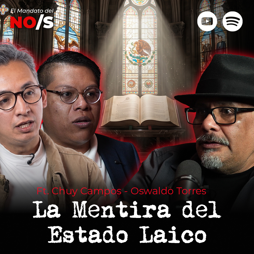 elmandatodelnos's tweet photo. ⛪ Ya disponible un nuevo episodio de El Mandato del NO/S.

Junto a Chuy Campos y Oswaldo Torres analizamos una pregunta que sigue generando debate: ¿El Estado laico fue realmente una separación entre Iglesia y Estado?

#EstadoLaico #HistoriaDeMexico #IglesiaYEstado #Politica https://t.co/NMquBMlFtn