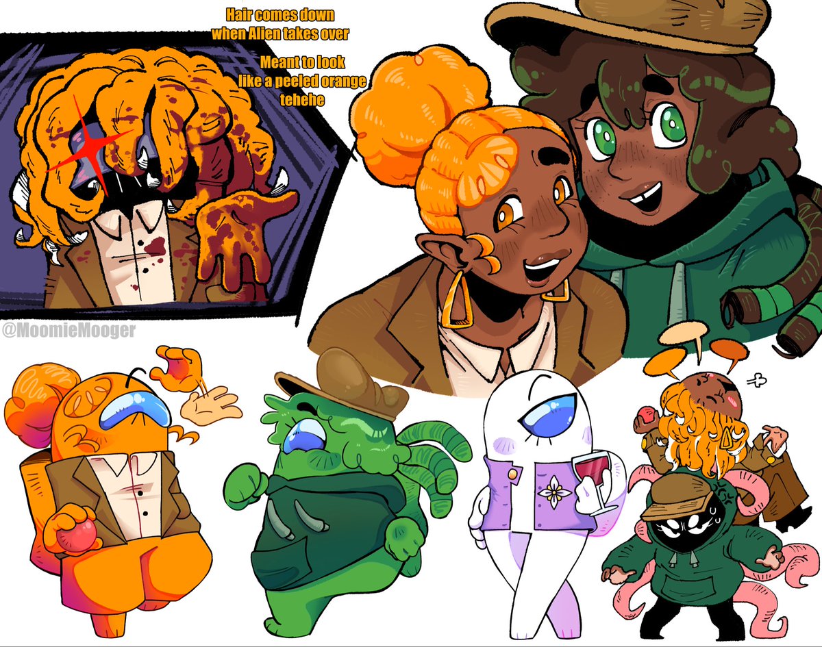 dorkjima's tweet photo. A more detailed look into my among us headcanons/designs heheheh
#amongus #amongusshow https://t.co/MLGjFWhJV1