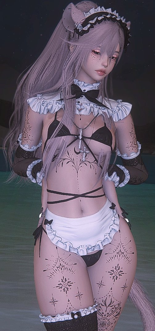 wagqubu's tweet photo. Someone ordered a maid for summer? https://t.co/XD3b4qU5X1