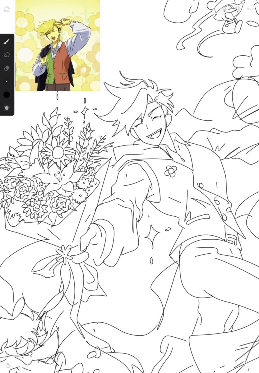 BooBlacklight's tweet photo. This is gonna take me a minute to finish 😭 #deltarune #jarona https://t.co/5pcfzQmI3Y