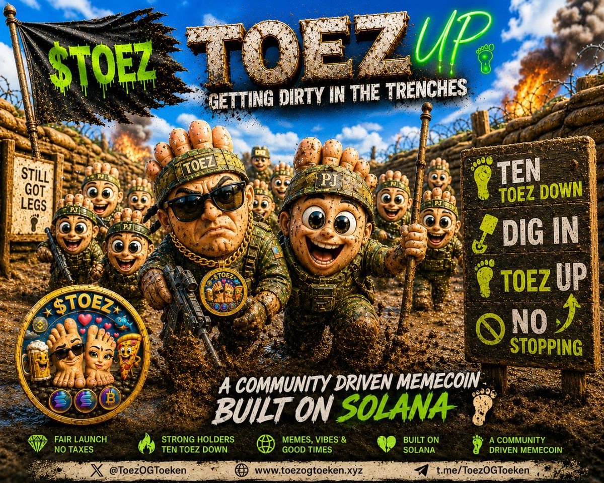 Only_Champps's tweet photo. @daumenxyz @MetaWin Most people wait for the buzz to peak.

Early movers recognize the opportunity first.

$TOEZ is steadily growing, strengthening its community, and gaining momentum every day.

Don't wait until everyone else catches on.

CA: 3DRCui7ZbEykhrUHMbyXSvn5731fbKchFTFvs1Wjpump https://t.co/QT9ZlVgfGV