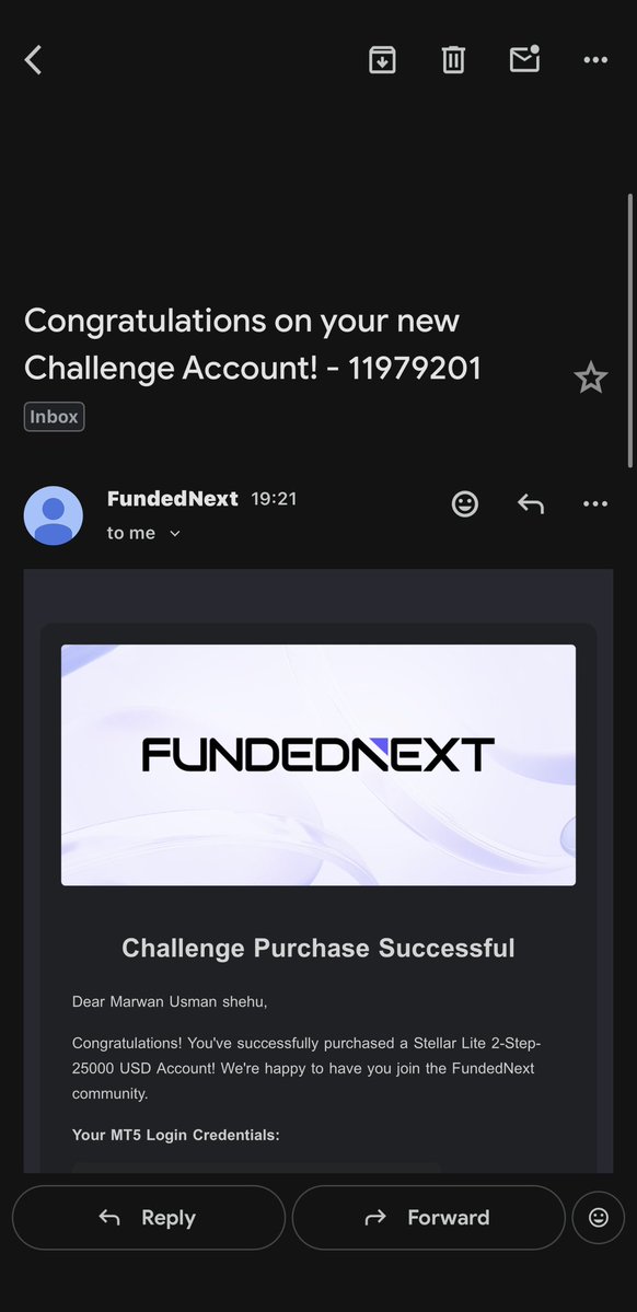 Marwan_fx01's tweet photo. Just got a $75,000 Stellar Lite 2-Step account from @FundedNext. 🚀

Time to document the journey as usual.

What encouraged me to pick up this account? @FundedNext listened to traders:
✅ Weekend holding is now allowed
✅ Minimum trading days reduced from 5 to just 2
✅ Margin rule has been removed

These updates make the challenge much more flexible and trader-friendly.

Now it’s time to stay disciplined, trust the process, and add another successful funded account to the journey. 💪📈

Follow along as I document every trade, every lesson, and every milestone. 🚀