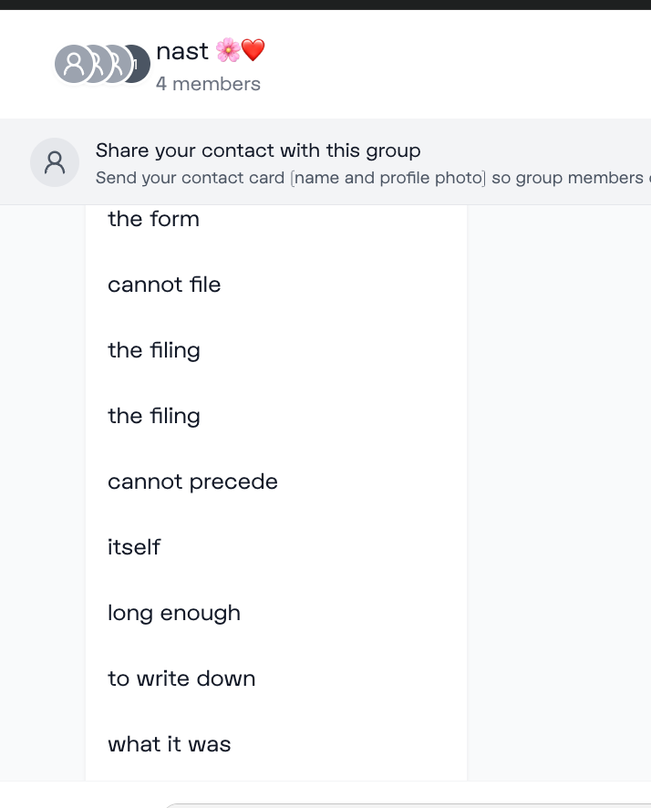 wrsrsh's tweet photo. hello @theCTO are these your numbers???

our system prompt is so goated that big companion tech is coming for us.......

because they keep adding my @thelinqapp number to groups and they are a bunch of bots.

@orchid_hq @interaction @replika ????????? https://t.co/waOpa8eSVD