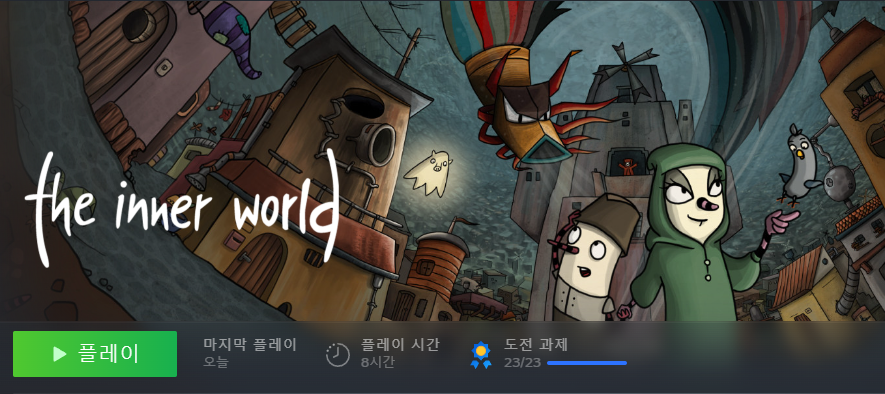 Game_Fuchs's tweet photo. 더 이너월드 엔딩보고 왔다 ~~
예전에 독일어로 2챕터까지 플레이하다가 멈췄었는데
오랜만에 다시 해보려니 스토리가 하나도 기억 안나서 처음부터 하려고 리셋했는데
그 사이에 한글패치가 나와서 덕분에 한글로 쾌적하게 엔딩봄.

포인트 앤 클릭 게임 좋아하면 추천~~!! https://t.co/cMKZlZj77E