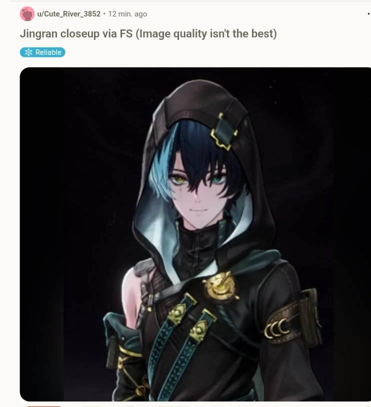 AurasNeptine's tweet photo. @WuWa_Verse1 These images were edited by fractured shores leakers and camera was messed up, that not what Hsin actually looks like, the other two images is what Hsin actually looks like especially jingran https://t.co/n2K0oWCxAY