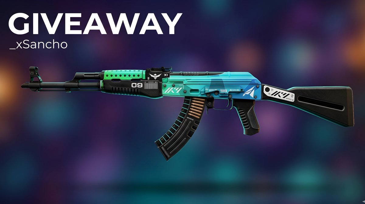 _xSancho's tweet photo. 🔥 CS2 GIVEAWAY 🔥

🎁 AK-47 | Ice Coaled

➡️ TO ENTER:

✅ Follow me
✅ Retweet
✅ Like and Comment
https://t.co/0V5LKkSx0t (show proof)

⏰ Giveaway ends in 72 hours! 

#CS2 #CS2Giveaways https://t.co/S2EwtoxsQG