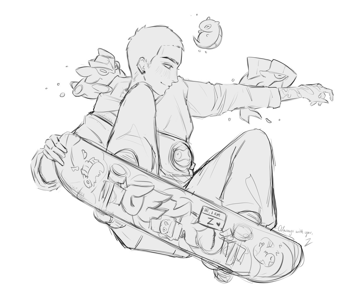 DokiTheDoll's tweet photo. i have no aim, so i drew gekko🛹
#GEKKO https://t.co/Lz6J3WXx3p