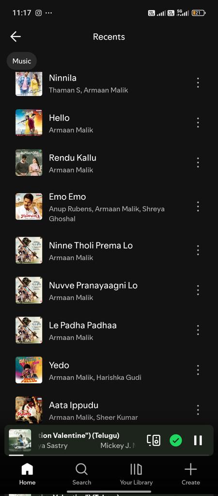 suhaniiiii1201's tweet photo. Ninnila โ
Rendu kallu โ
Emo Emo โ
Ninne tholi prema lo โ
Le padha padha โ
#AMTelugu #AMLanguagesWeek #InTheAMVerse https://t.co/Y82lolFA3B