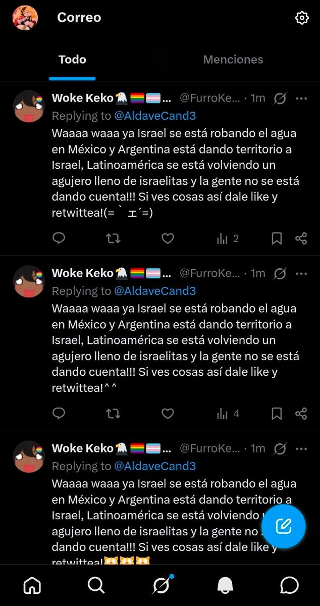 AldaveCand3's tweet photo. @tabiorii Le gane en argumentos y me dice esto,,, solo hay q ver su nombre para ver lo tonto de la situación 🥹 https://t.co/srnSucGA7X