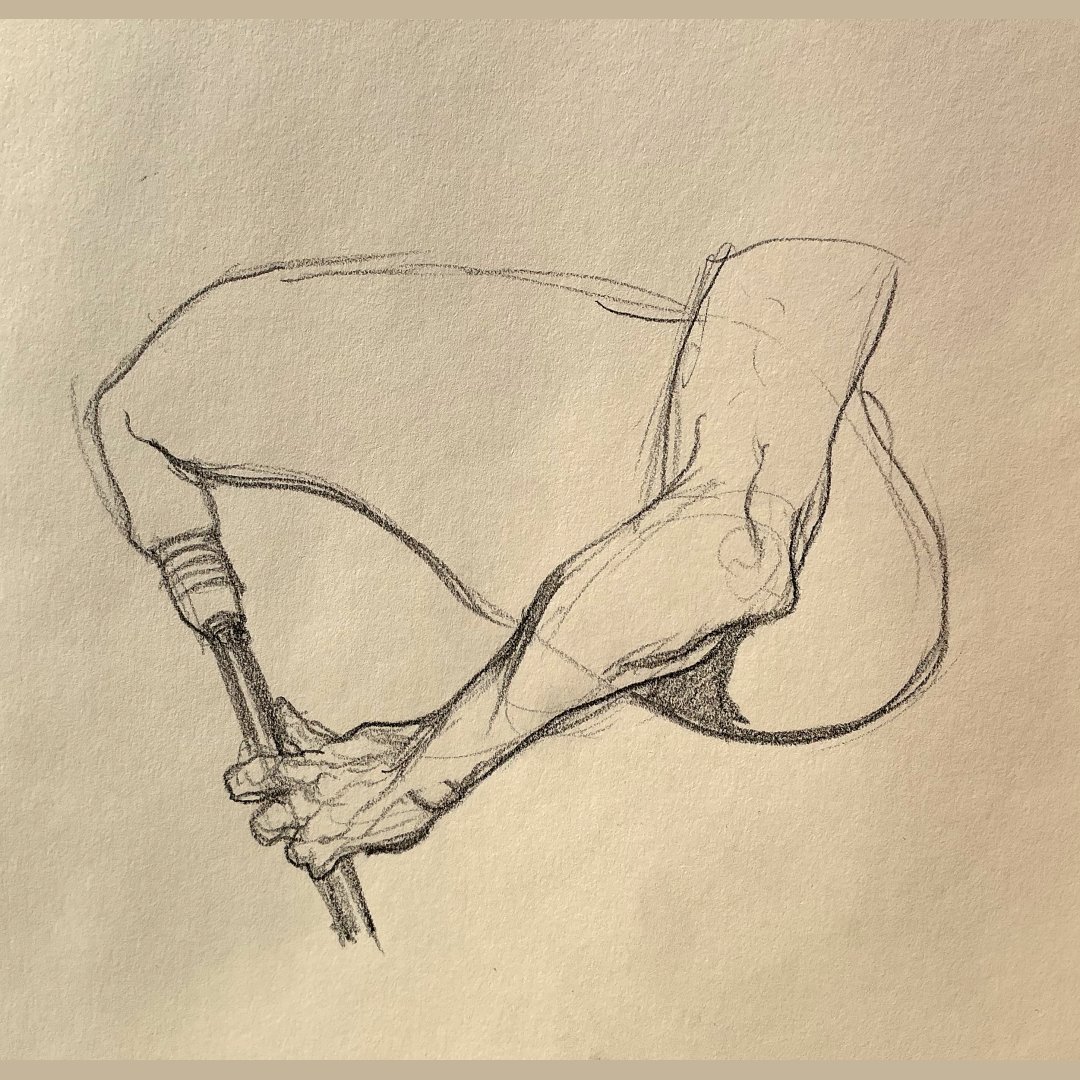 tayete's tweet photo. Yesterday I had the privilege to be invited to "Los veteranos de las Galias" rehearsal before a folk music (which I love) concert.
So, I had to start drawing, of course!
#sketchbook #musicians #graphite #drawing #dibujo #gaita #bagpipe #veteranosdelasgalias https://t.co/IVeJBQ7xBc