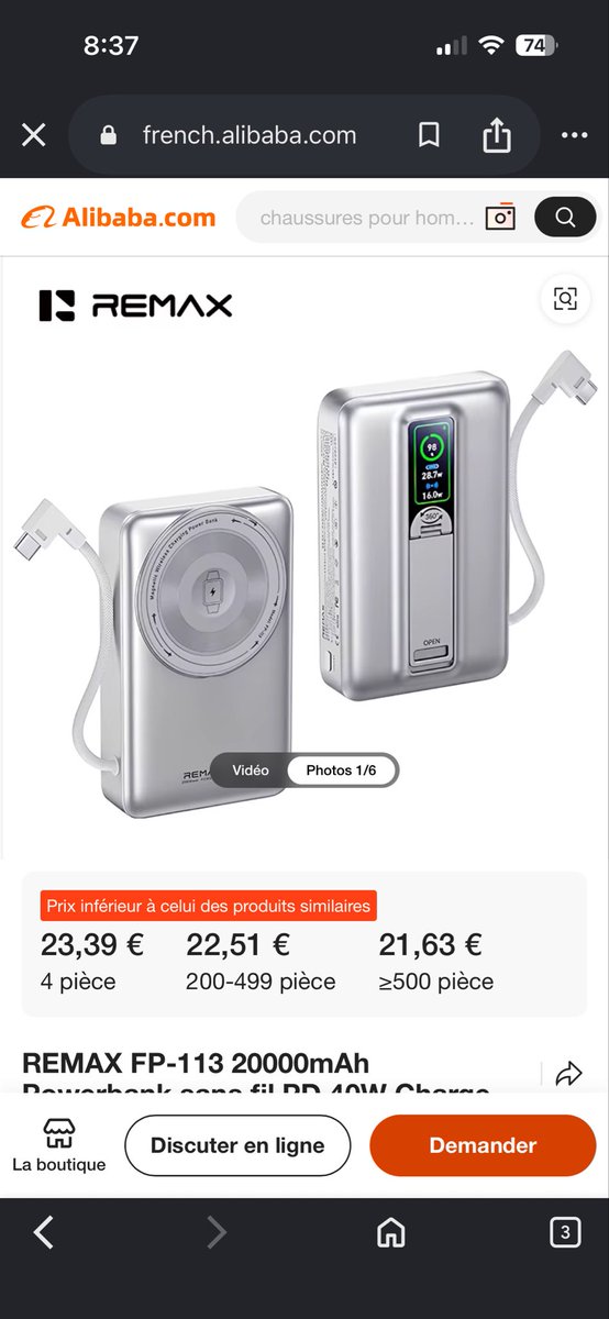 KianiEcom's tweet photo. Voilà un exemple qui appuie pourquoi WhatNot est une dinguerie 

Ce goat en a vendu des dizaines pendant son live https://t.co/3fc1kPEGoP