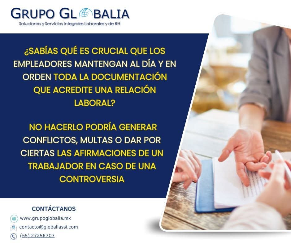 Globaliasys's tweet photo. 📌 No documentar adecuadamente una relación laboral expone a las empresas a escenarios crítico.
🔸 Demandas indefendibles, Conflictos internos, Multas severas.
🛡️¿Tus documentales resisten una auditoría o una demanda? Escríbenos y analicemos juntos la documentación de tu empresa https://t.co/Qh9whU7b6v