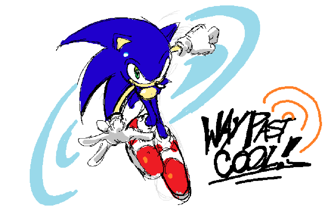 Fishen_'s tweet photo. Ms paint Sonic https://t.co/HIhjcXblmw