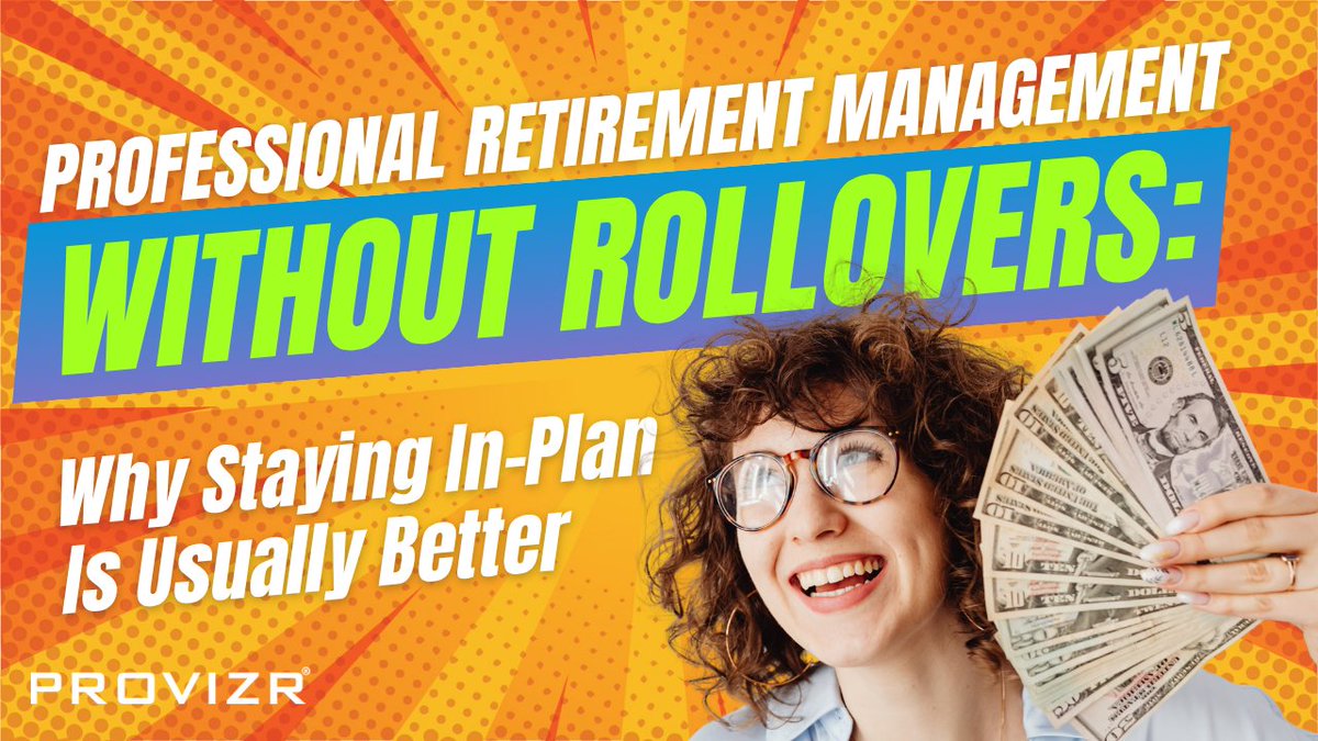 Provizr's tweet photo. Think Twice Before Rolling Over Your University Retirement Plan.

Rolling your TIAA or Fidelity retirement accounts into an IRA could mean losing guarantees, pricing, protections, and flexibility. 

Read more: https://t.co/eCKKCgynjR https://t.co/0f2mIpS9Zb