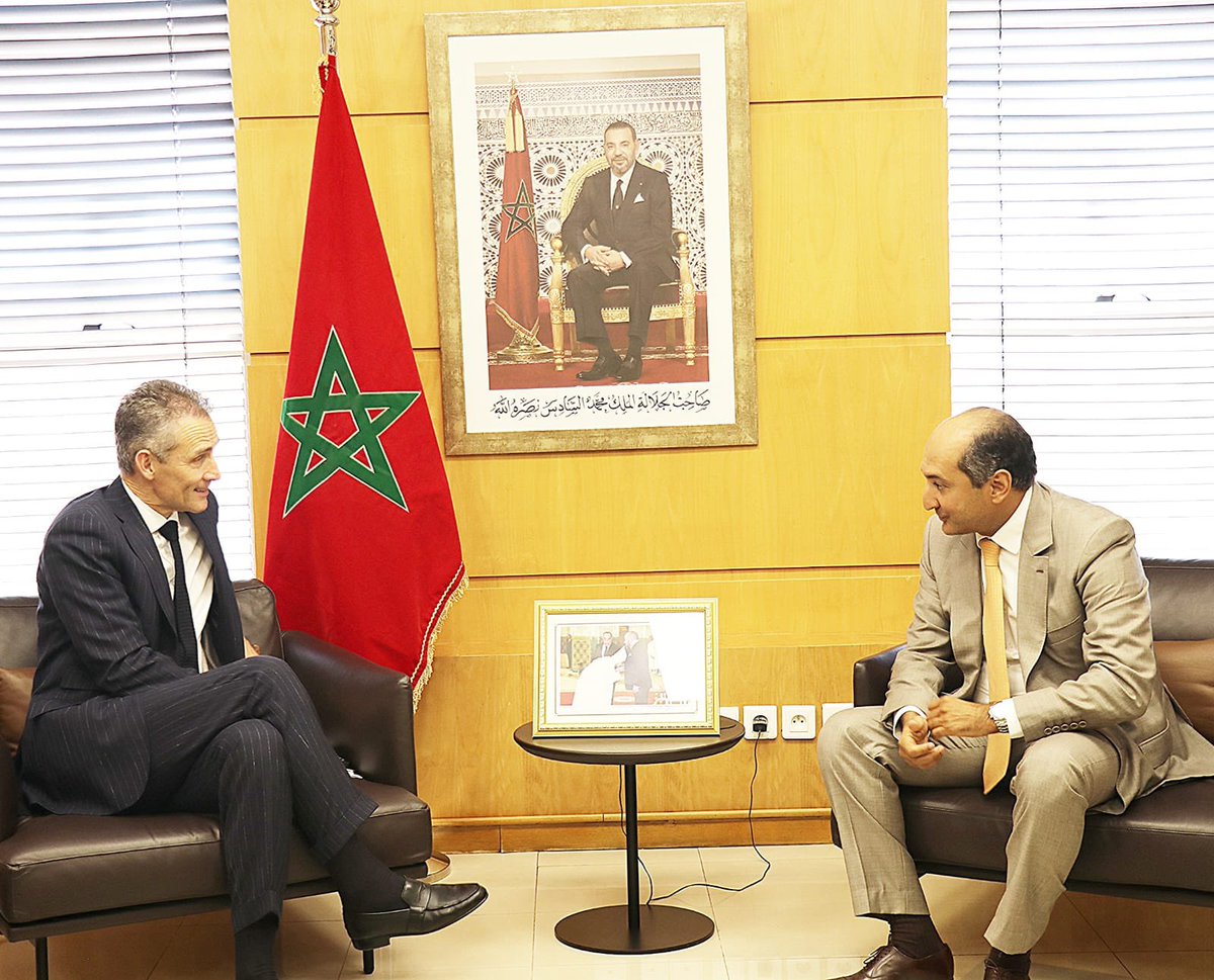 SiMo_Methqal's tweet photo. #Rabat 08juillet2026
#AMCI entretien avec M. Philippe Lalliot, Ambassadeur Extraordinaire et Plénipotentiaire de la République Française auprès de Sa Majesté le Roi #Mohammed_VI, Que Dieu L’assiste https://t.co/GEUID8Z4AT