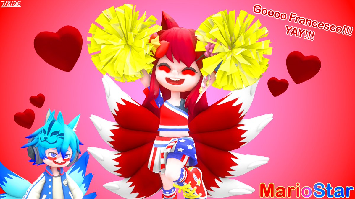 StarGamer54kid's tweet photo. #Ninjala #July4th
Managed to make this that I find this one more cute and sweet for another gift art for @FrancescoF48041 ๐๐ฉตโค๏ธโญ๏ธ https://t.co/lCoKnZKZIJ